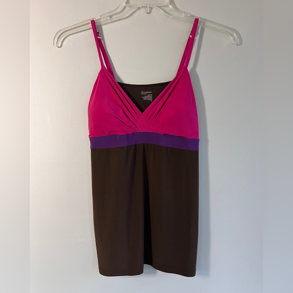 Y2K Babydoll Fitted Layering Cami 2000s Mall Girl Casual Lingerie Tank Top Sz M - Picture 3 of 7